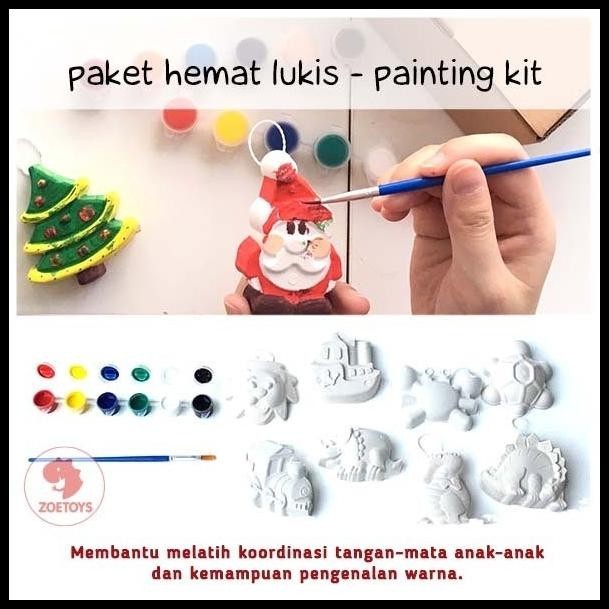 

TERMURAH SHUKAKU PAKET HEMAT LUKIS GYPSUM PAINTING KIT CHINESE NEW YEAR !!!