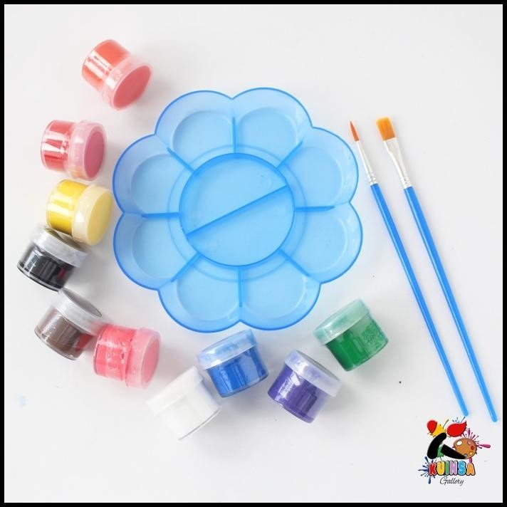 

HOT DEAL SET CAT LUKIS 10PCS CAT AKRILIK PERLENGKAPAN MELUKIS !!!!!