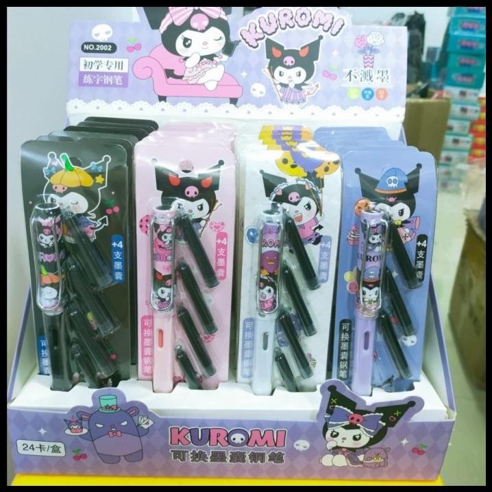 

BEST DEAL KAWAII LUCU SANRIO KUROMI PENA BERLATIH PENA BERLATIH KALIGRAFI KUROMI !!