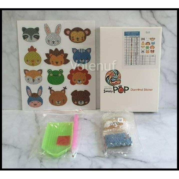 

TERBARU DIAMOND PAINTING ANIMAL 2 DIY STICKER !