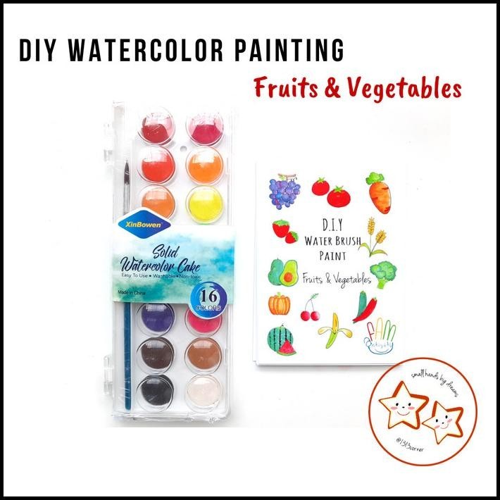 

BEST DEAL WATERCOLOR PAINT SET, PAKET WATERCOLOR CAKE 16 WARNA !!!