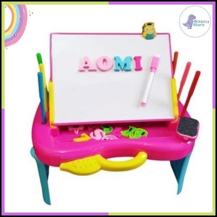 

TERBARU MAINAN MEJA BELAJAR ANAK PAPAN TULIS MAGNETIK LENGKAP SET SPIDOL !!!!!!