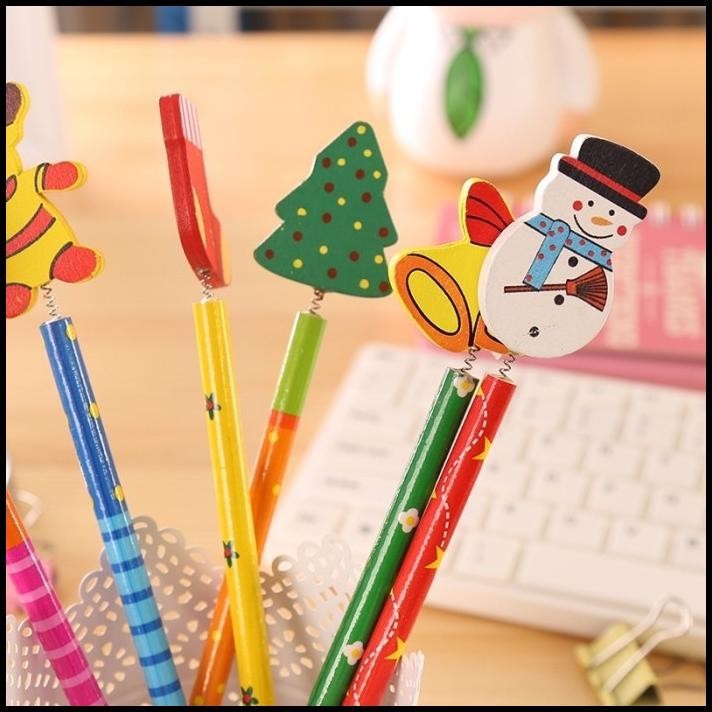 

TERBARU PENSIL 017 | PENSIL HB EDISI NATAL | PENSIL 1 PACK 12 PCS