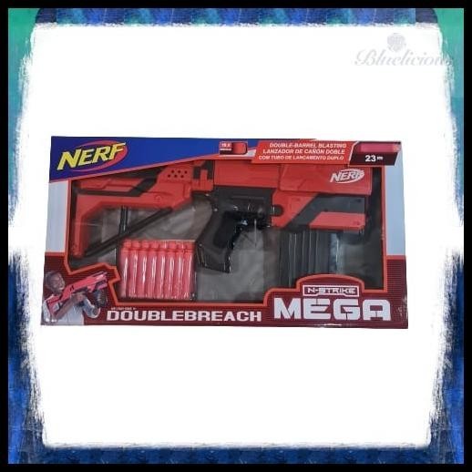 GRATIS ONGKIR NERF DOUBLEBREACH MEGA - N-STRIKE - MANUAL MAGAZINE RIFLE !