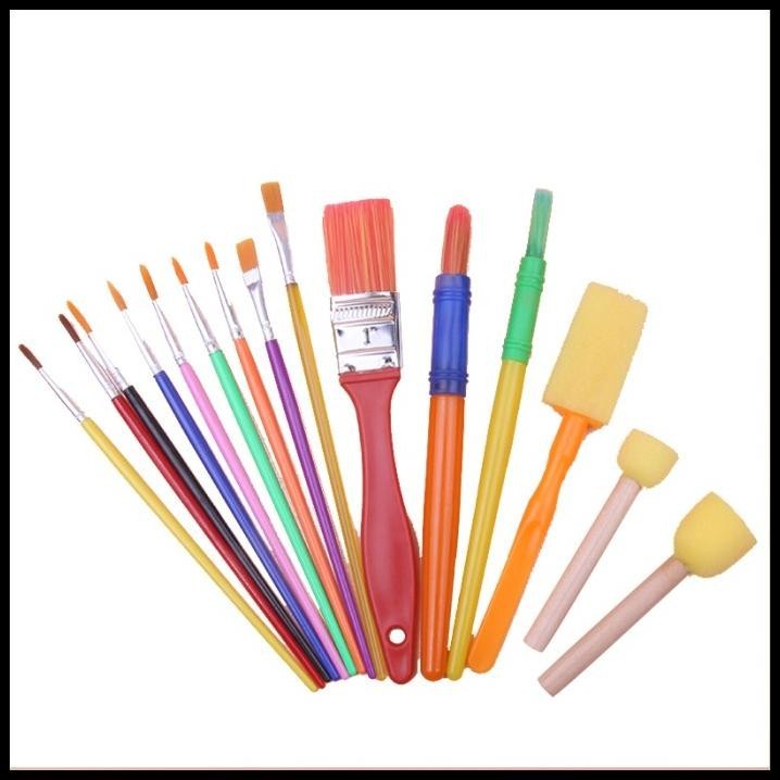 

TERBARU 15PCS SET PAINT BRUSH ANAK KUAS LUKIS GRAFFITI !!!!!!!