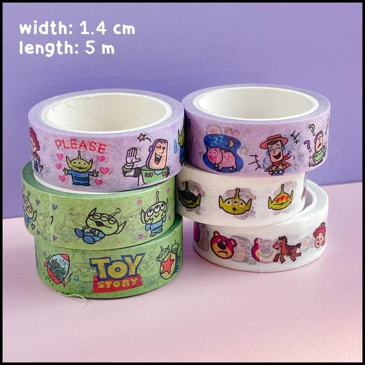 

BEST DEAL TOY STORY WASHI TAPE / MASKING TAPE LEM KERTAS ROLL
