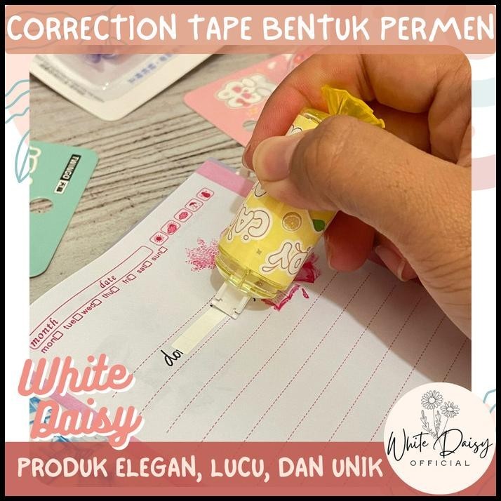 

GRATIS ONGKIR CORRECTION TAPE BENTUK PERMEN PREMIUM UNIK LUCU ALAT TULIS IMUT HADIAH !