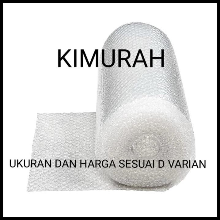 

DISKON JUAL BUBBLE WRAP ECERAN GULUNGAN BUBBLEWRAP 125CM X2M PACKING TAMBAHAN !!!