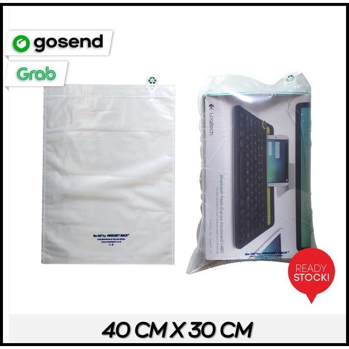 

GRATIS ONGKIR DOUBLE LAYER AIR BUBBLE WRAP INFLATABLE POUCH BAG 40 CM X 30 CM