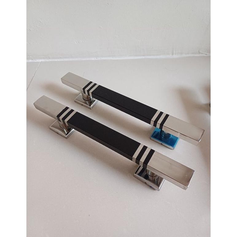 BR - handle pintu motif kayu tarikan pintu minimalis coklat TERLARIS