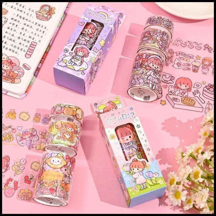 

GRATIS ONGKIR STIKER ROLL KARAKTER CUTE & LUCU / STIKER ROLL PET LUCU & CUTE