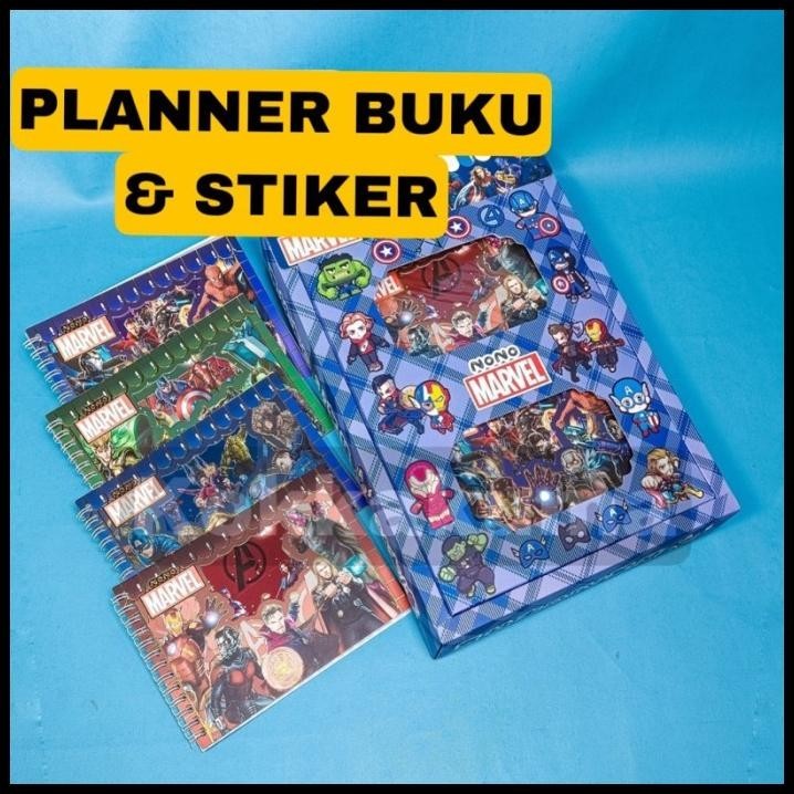 

TERMURAH ( KKM ) NONO MARVEL BUKU STIKER DAN NOTES KARAKTER SUPERHERO !!!!!