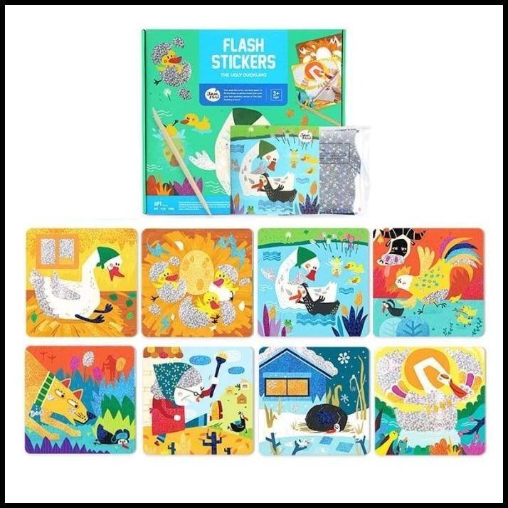 

TERBARU JOAN MIRO FLASH STICKER UGLY DUCKLING STIKER ALBUM ARTS CRAFT EDUKASI !