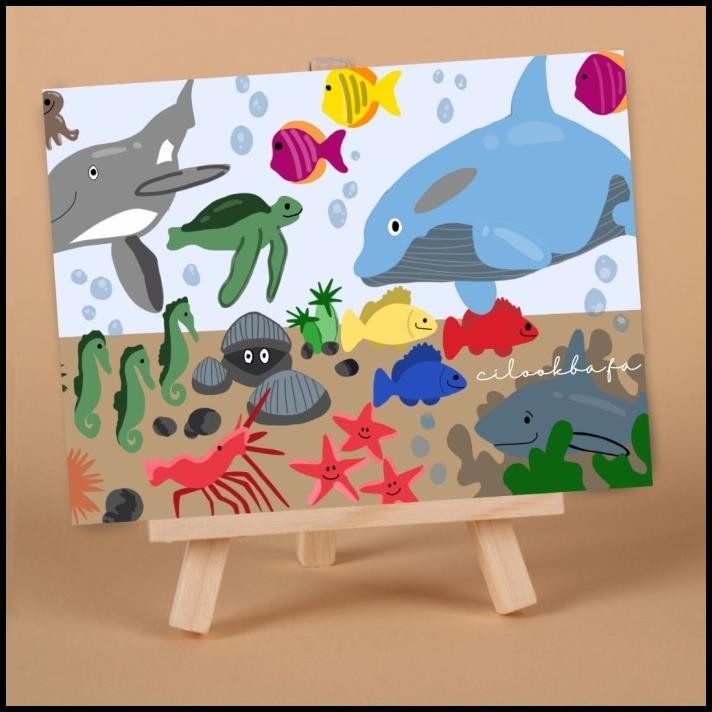 

HOT DEAL CANVAS PAINTING KIT FOR KIDS - PAKET MELUKIS KANVAS UNTUK ANAK