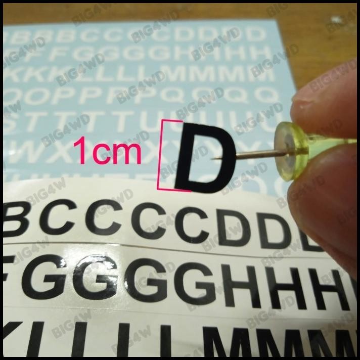 

GRATIS ONGKIR STIKER HURUF /ABJAD CUTTING BENTUK TINGGI 1 CM / 10 MM !!!