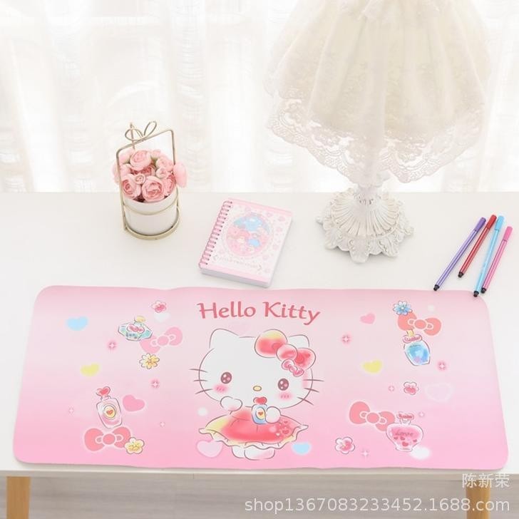 Diskon Besar Sanrio Desk Mat/ Mouse Pad Sanrio Mouse Pad / Alas Meja Komputer /Tatakan Meja Belajar 