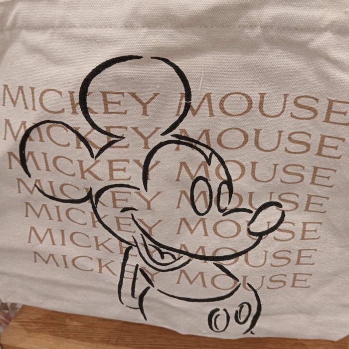 Tas Totebag Mickey Lucu - Miniso Disney Mickey Mouse Shopping Bag