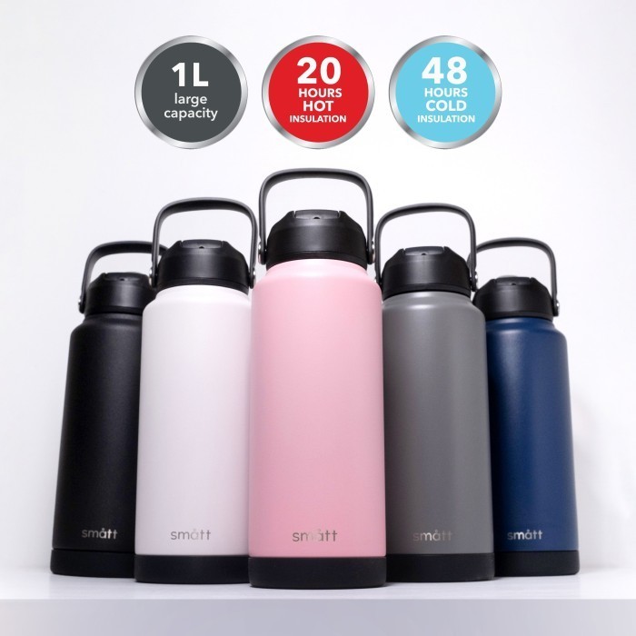 SMATT DOUBLE INSULATION BOTTLE TERMOS 1 LITER TUMBLER STAINLESS 1000ML