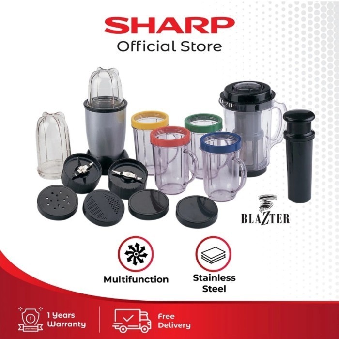 ```````] Blender Obat Sharp SB TW 101P Blender Jus 1 L Juicer Blender Serbaguna