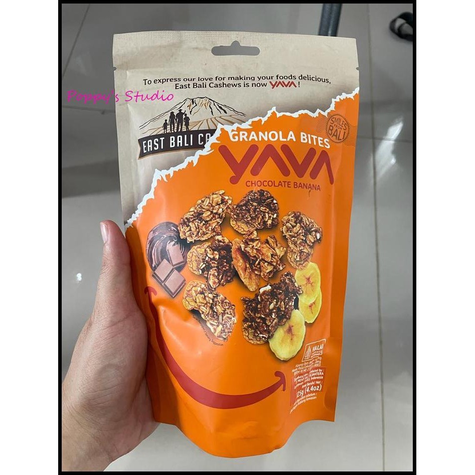 

BEST DEAL GRANOLA BITES - CHOCOLATE BANANA 125 GR - EAST BALI CASHEWS (YAVA) !!!!!!!