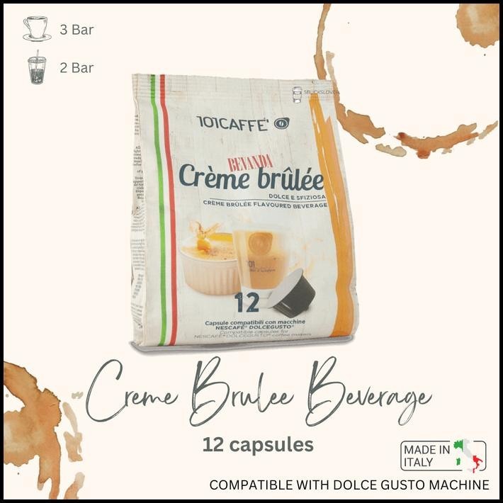 

TERBARU DOLCE GUSTO CAPSULES - CREME BRULEE FLAVOUR (MADE IN ITALY) !!!!!!!