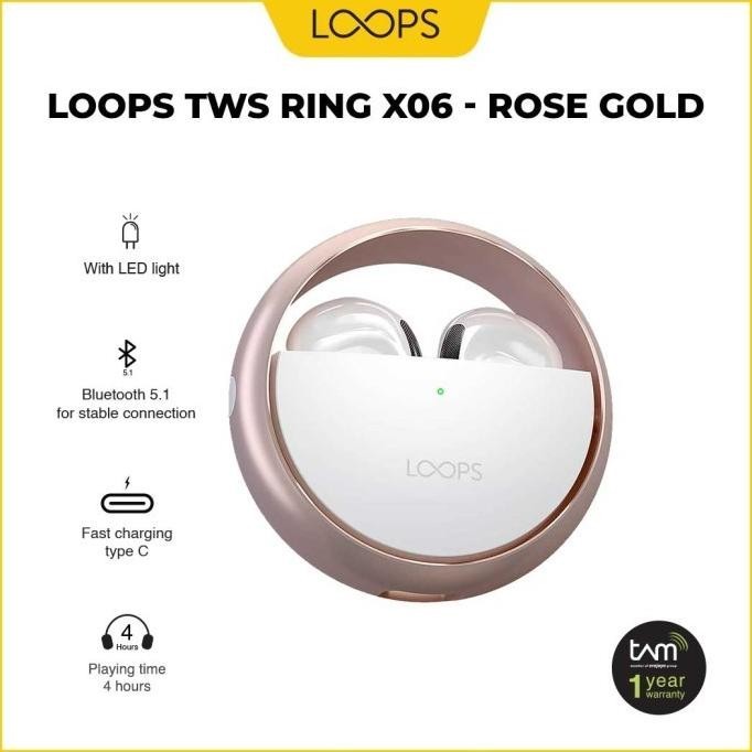 Baru Tws Loops X06 / Earphone Loops / Headset Bluetooth Loops / Loops Tws R
