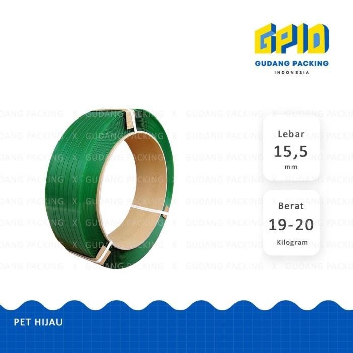 

Tali Strapping Band Polyester Pet Hijau 20Kg