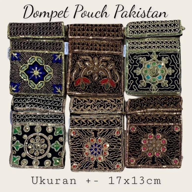 Dompet Tas Pakistan Selendang Panjang K98 Oleh2 Haji & Umroh 12 pcs atau 1 lusin