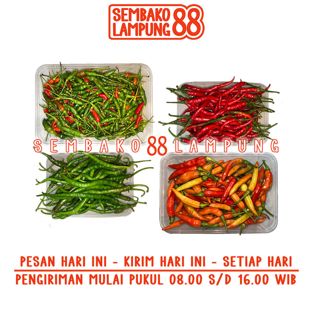 

Cabai Campur 200 Gr | Sembako Lampung 88