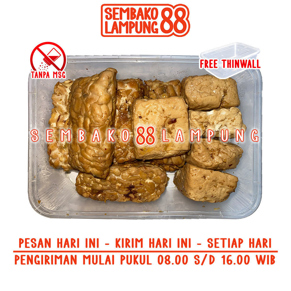 

Bacem Tahu + Tempe 10 Pcs | Sembako Lampung 88