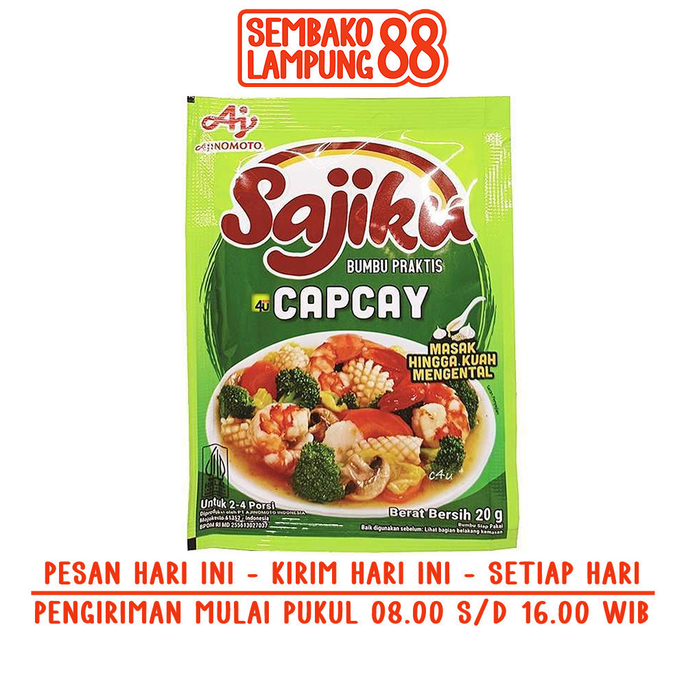 

Sajiku Bumbu Capcay 1 Pcs | Sembako Lampung 88