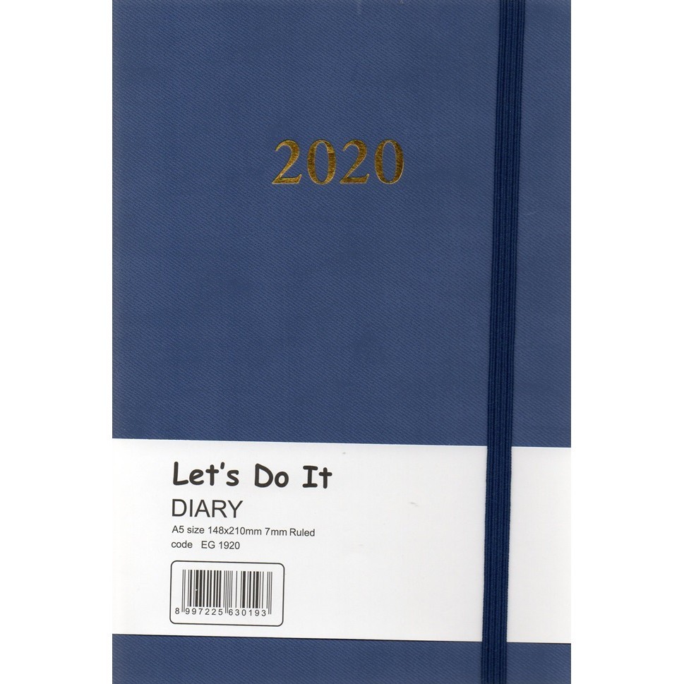 

Dairin Agenda Let`S Do It Eg 1920 Blue Diary 2020