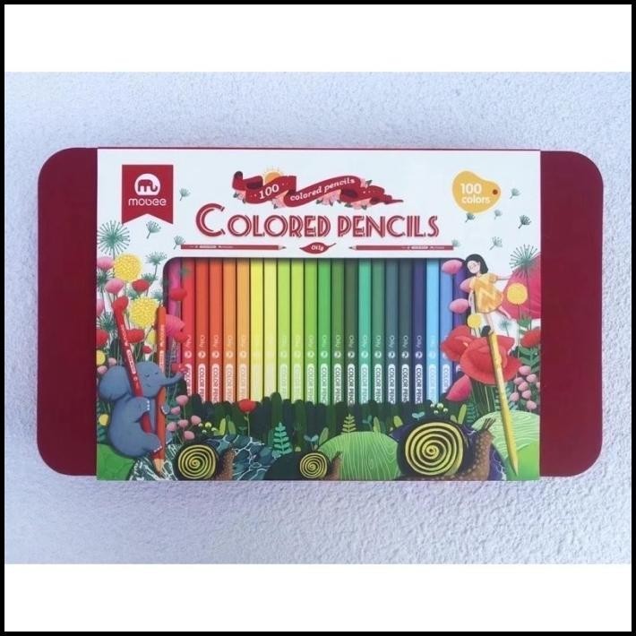 

TERBARU MOBEE COLOR PENCIL 100PCS PENSIL WARNA 100 WARNA