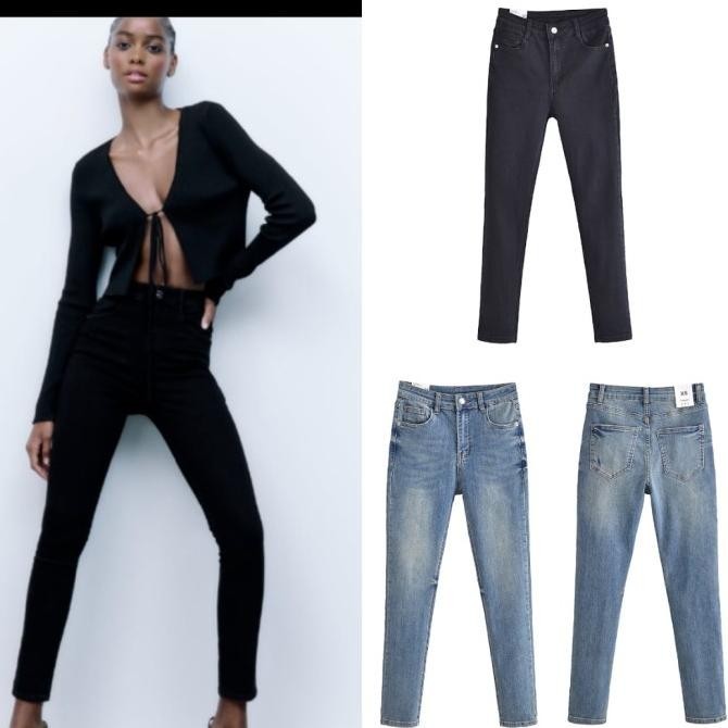 Celana Panjang Denim Import Wanita Panjang Polos/Celana Jeans Wanita Panjang/Jeans Denim Wanita Impo