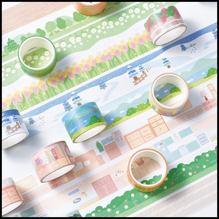 

TERBARU WASHI TAPE PAPER TAPE SELOTIP KERTAS LUCU STIKER DIARY ST0072 !!!!!!!