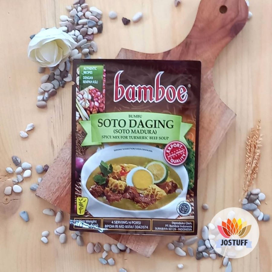 

Bamboe Bumbu Kemasan 40 gram - Soto Daging