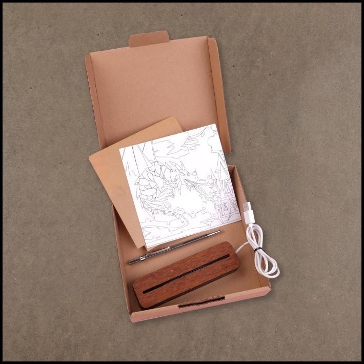 

DISKON NIGHT LAMP SCRIBING CRAFT KIT - LUKISAN ARSIR DOKI DOKI EDUKASI ANAK !!!!!!