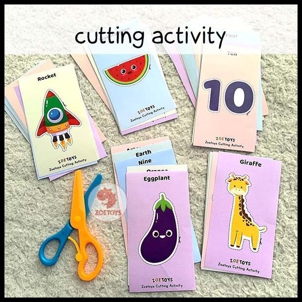 

TERMURAH ZOETOYS CUT AND PASTE ACTIVITY | KERTAS GUNTING TEMPEL !!!!!!!