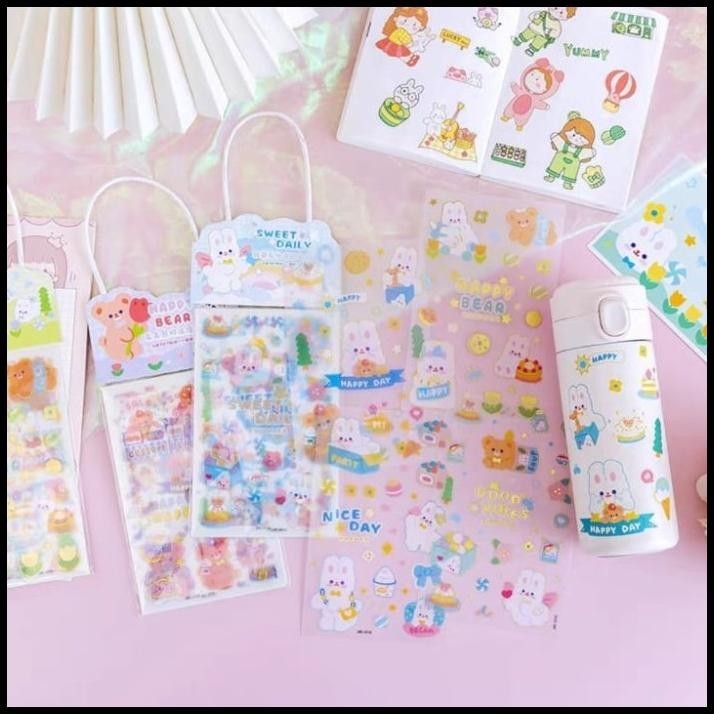 

GRATIS ONGKIR [KT] STICKER 1 SET DIY MOTIF LUCU / STICKER AESTHETIC ATK !!!!!