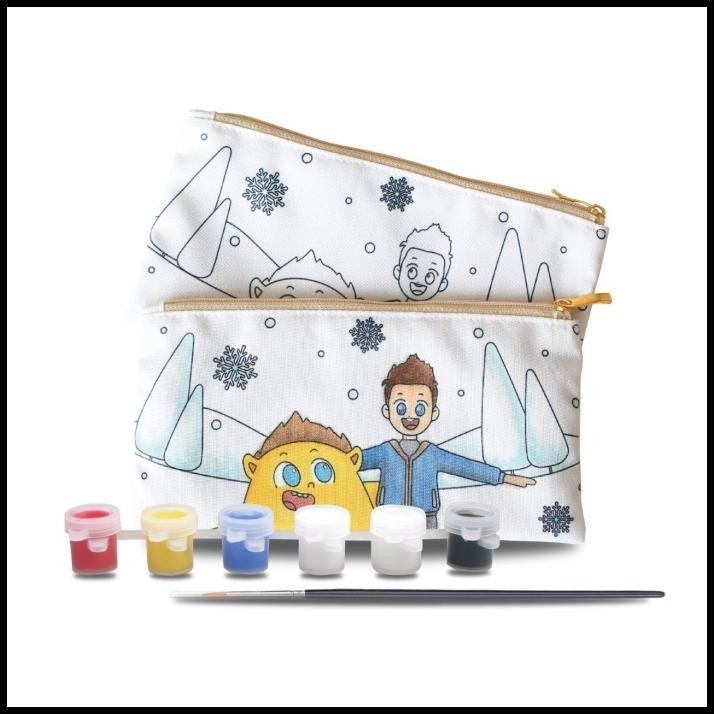 

DISKON POUCH PAINTING ILO KIT GAMBAR POUCH CRAFT KIT ANAK !!!!!!