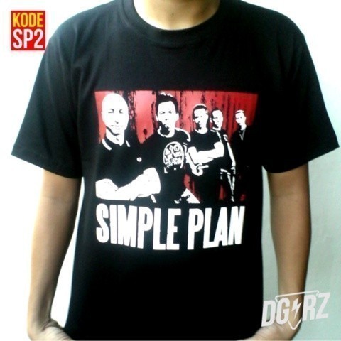Kaos T Shirt Pria Simple Plan