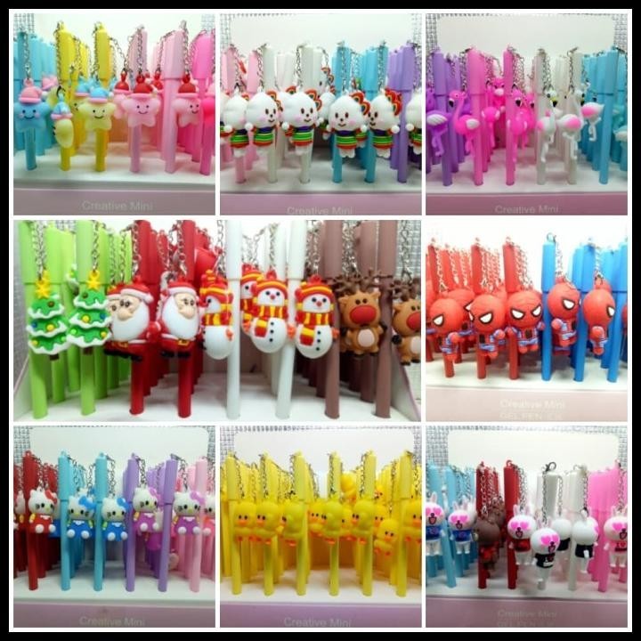 

TERMURAH PULPEN GEL GANTUNGAN BONEKA KARAKTER PEN GEL BONEKA MURAH - POHON NATAL !!!!!!!
