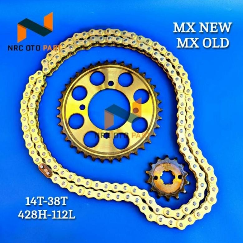 ADF GEAR GIR SET GIR RANTAI JUPITER MX NEW 135 JUPITER MX OLD/LAMA TERLARIS