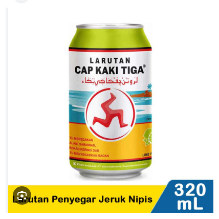 

Larutan Cap Kaki Tiga Jeruk Nipis Kaleng Orignal