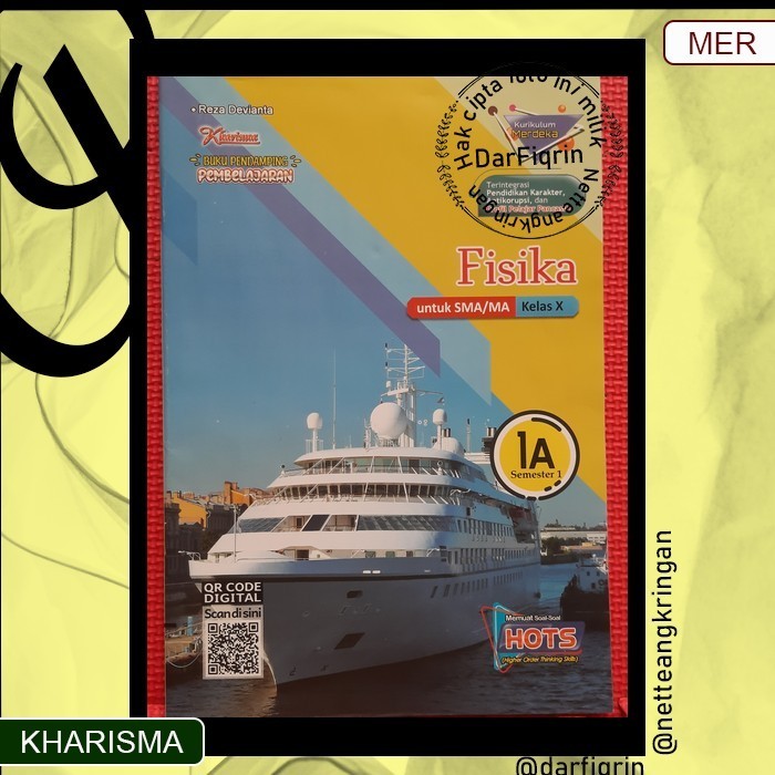 LKS Fisika Kelas 10 11 Semester 1 SMA/MA KURMER Kurikulum Merdeka-Kharisma-HOTS-Reza