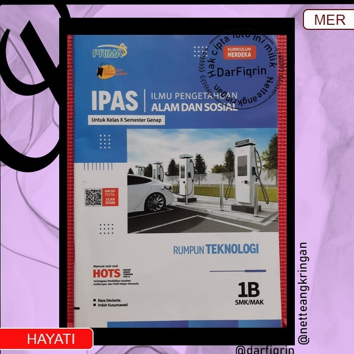 LKS IPAS/IPA/IPS Kelas 10 Semester 2 SMK/MAK KURMER Kurikulum Merdeka-Hayati-HOTS-Reza-Indah