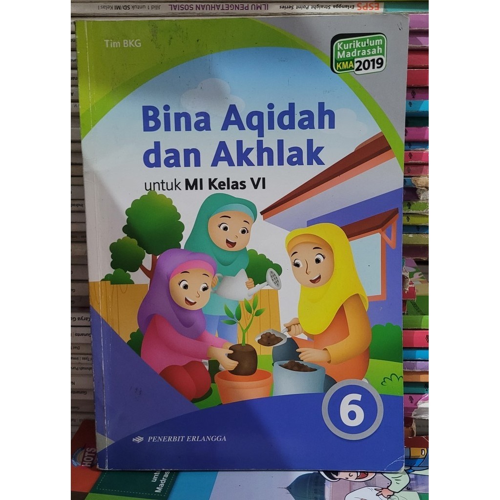 BUKU BEKAS BINA AQIDAH DAN AKHLAK KELAS 6 SD ERLANGGA