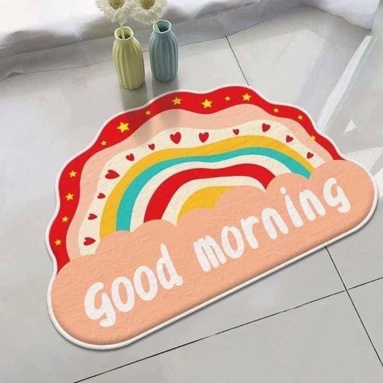 NEW - Keset Rumah Keset Bulu Lembut Dan Tebal Aesthetic Premium Quality Import Keset Kaki Korean Sty