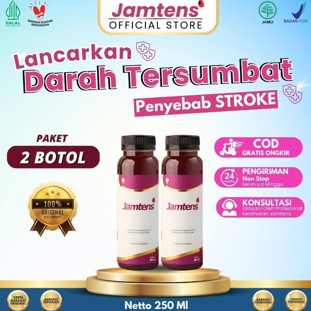 langsung kirim>>> 2 paket jamtens herbal atasi aliran darah tersumbat darah tinggi dan stroke