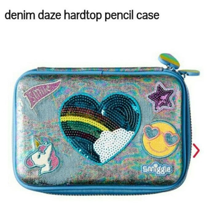 

Trend Smiggle Denim Daze Hardtop Pencil Case - Tempat Pensil Smiggle Limited Edition